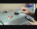 カラスレーザーポインターマッチに点火