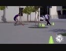 [ストリートミニ四駆]Emanuele and Aran during a mixed race!