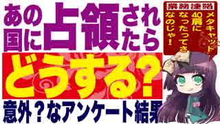 あの国に占領されたらどうする？★意外？なアンケート結果