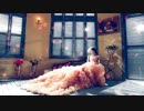 ニコニ・コモンズ 素材紹介動画　バラの花びら上から花吹雪
