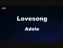 Lovesong - Adele Karaoke 【With Guide Melody】