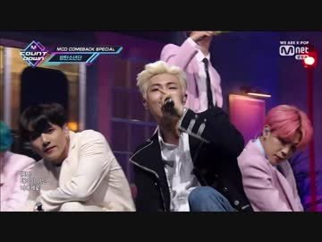 【 BTS 】”Dionysus + Boy With Luv”　Comeback Special Stage【M COUNTDOWN 】[超画質]