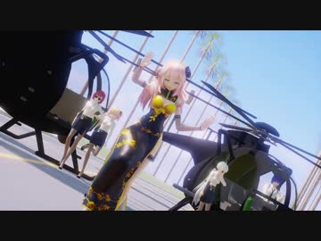 [MMD]『一騎当千(Ver96猫)』 エージェントなルカさんが踊ります
