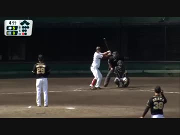 [2軍戦]巨人ドラフト5位ルーキー松井義弥の第1号ホームラン