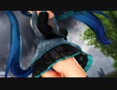 【MMD】雨に濡れるミクの純情スカート【紳士向け】