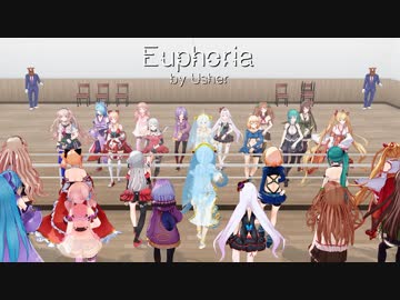 【MMD】.LIVEのみんなでダンスの練習【Euphoria】