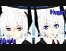 【MMD ACECOMBAT 7】ADF-11 フギン＆ムニン 擬人化モデル配布【ふぎむに】