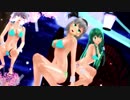 【東方MMD】水着9人で威風堂々_霊魔咲アリ文早妖鈴星_1080p_60fps