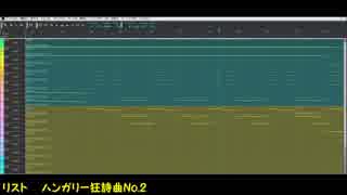 【リスト】ハンガリー狂詩曲第２番【初音ミク】