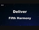 Deliver - Fifth Harmony Karaoke 【With Guide Melody】