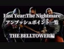 【ラストイヤー(高校生版DbD)】アンブッシュポイント一覧(THE BELLTOWER編) - ambush point list #2 -【Last Year:The Nightmare解説#2】