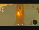依頼を受けて、燃えたたいまつを背負って遊んでみた