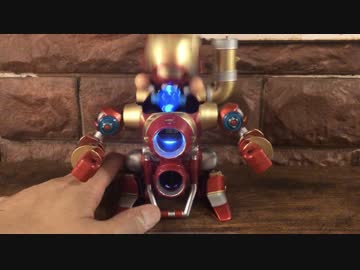 【光る!(頭が)飛ぶ!】アイアンマンVer.のビーダマンの動画【#ビーダマン 】