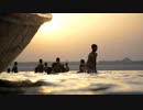 Men Bathing in River Ganges in Varanasi　生田真崇