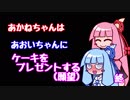 【VOICEROID劇場】あかねちゃんはあおいちゃんにケーキをプレゼントする（願望）