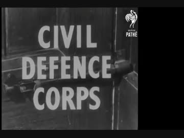 英国民間防衛隊募集動画(1950)