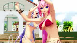 【MMD】Tdaビキニルカ・ハクさんで ONE OFF MIND