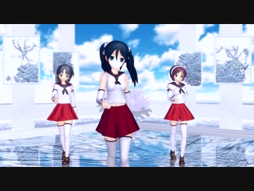 【MMD艦これ】前期長良型３姉妹で FREELY TOMORROW