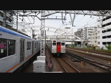 相鉄7710F(7710×10)編成組換後試運転 平沼橋通過