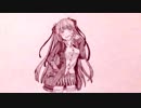 「五等分の花嫁  中野二乃」還暦男がHB鉛筆1本で描いてみた。