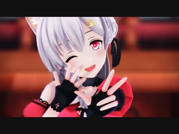 【アイドル部MMD】平成最後に夜桜たまが一番可愛く「Booo!」