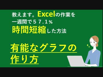 教えます。Excelの作業を一週間で57.1%時間短縮した方法【有能なグラフの作り方】