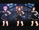【MMD艦これ】陽炎、不知火、黒潮の改二組で 加賀型の女の子（替え唄）【1080p@60f】