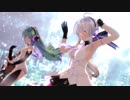 【MMD】白い雪のプリンセスは【ハク＆照れミクストレート】