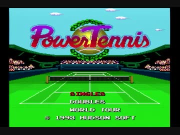 PCエンジン版　パワーテニス