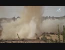 A video featuring the damaging of YPR vehicle belonging to the Egyptian Army