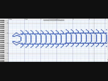 Dominoでムカデを作ってみたよ！【midi】