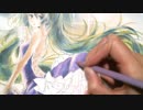 まったり塗り絵【初音ミクの塗り絵】woguraさんのミクを塗る