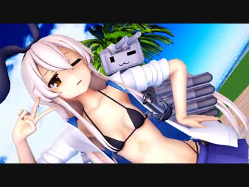 【MMD艦これ】島風水着モデル紹介動画（配布ではありません）