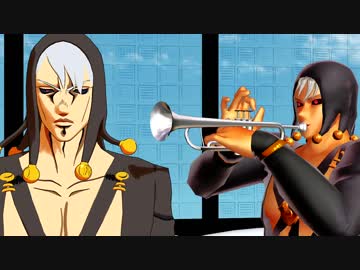 【MMD】テレビからオレが出てきた！【ジョジョ】