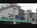 貨物列車が大ガードを行く～!!