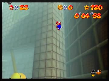 マリオ64　グルグル かごのなかへ 7"99