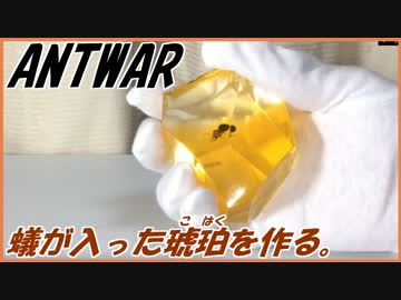蟻の美しさを琥珀の永遠に閉じ込める～ツムギアリ追悼～