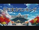 月刊東方ランキング2019年3月号