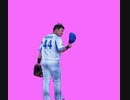 脱帽する6番ライト佐野恵太選手　PB