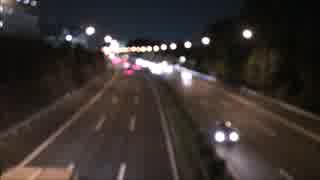 【動画素材】高速道路 ループ 《夜》1-2