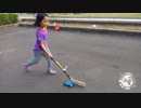 [ストリートミニ四駆]Idris Kecwil shows us how his daugher drives a mini 4WD!