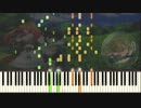 盾の勇者の成り上がりOP1 - RISE - ピアノ Synthesia