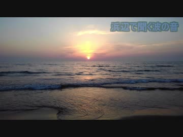 【ASMR】浜辺で聞く波の音【バイノーラル録音】