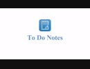 To Do Notes