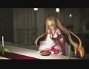 星のカービィSDXタイトル曲に合わせてパスタを叩くいろはちゃん