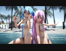 【MMD】Tバックビキニでdive to blue
