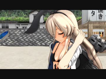 【MMD艦これ】水着姿の島風で『水色サマーデイズ』を踊ってみた【宣伝動画】