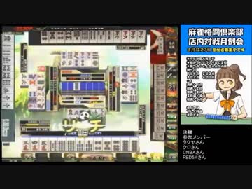 【手牌】変態ランカーの物凄く地味な麻雀格闘倶楽部52d【おーぷん】