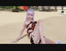 DoAX Venus Vacation :: Fiona (Zombie) Gravure Panel (Melty Heart SSR) with lotions