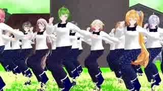 【MMD】GUMI With イモ姉ちゃんズに君の彼女を踊ってもらった